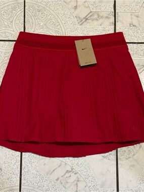 New Nike Court Advantage Dri-FIT Tennis Skirt Red Women's Sizes FZ6512-687